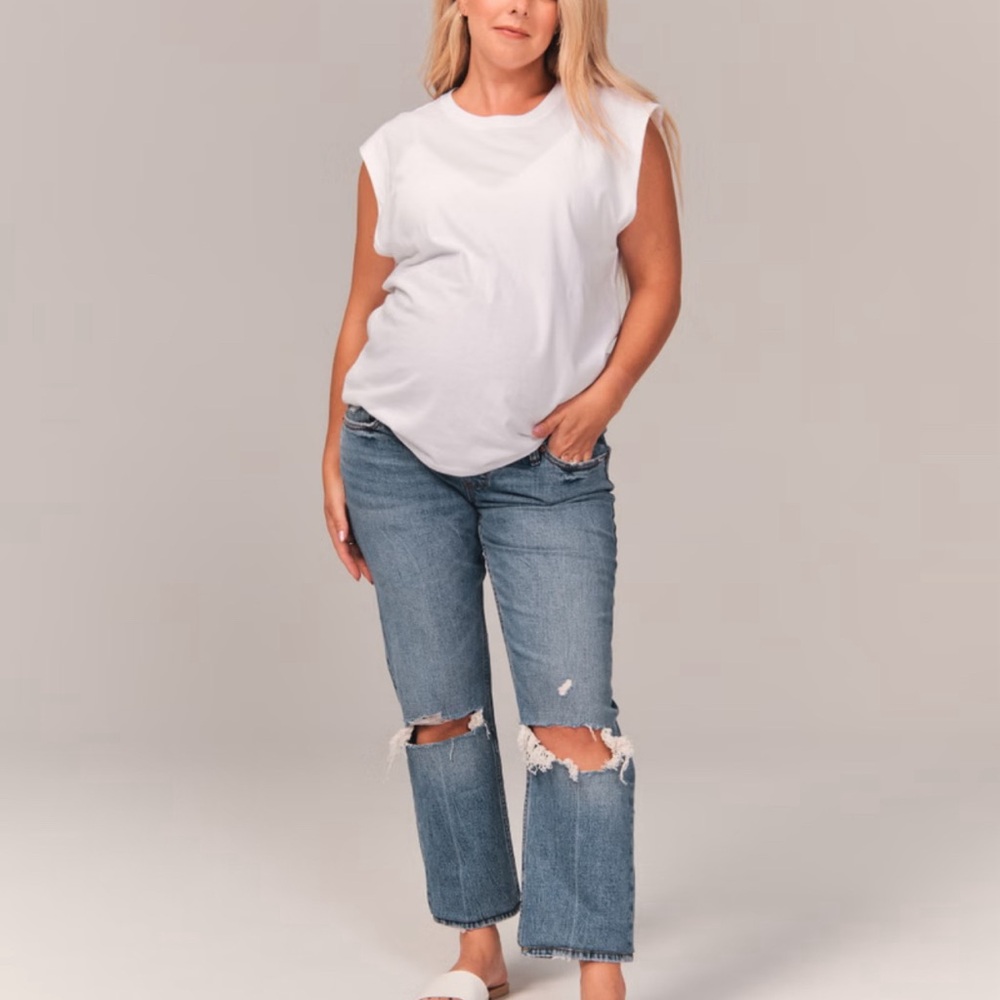 Abercrombie - Maternity Ankle Straight Jean size 25 short